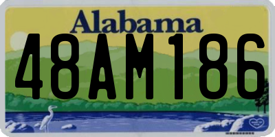 AL license plate 48AM186