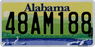 AL license plate 48AM188