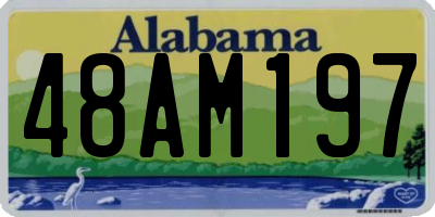 AL license plate 48AM197