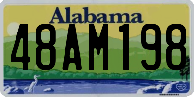 AL license plate 48AM198