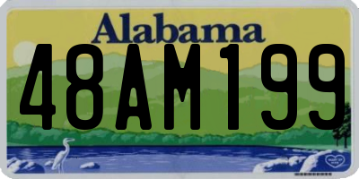 AL license plate 48AM199