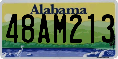 AL license plate 48AM213