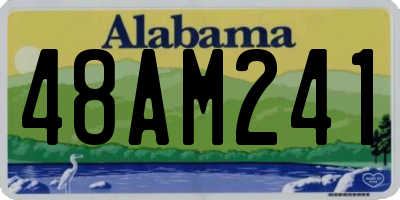 AL license plate 48AM241