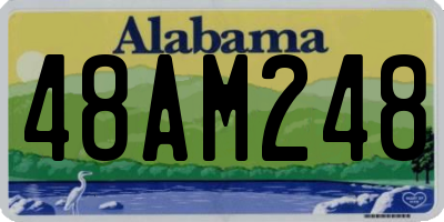 AL license plate 48AM248