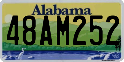 AL license plate 48AM252