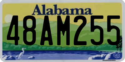 AL license plate 48AM255