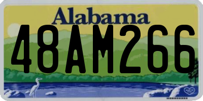 AL license plate 48AM266