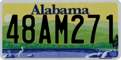 AL license plate 48AM271