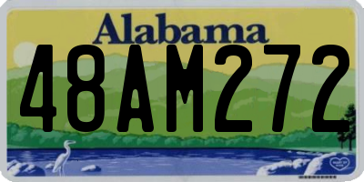 AL license plate 48AM272