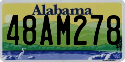 AL license plate 48AM278