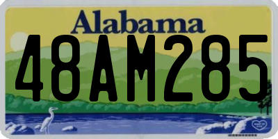 AL license plate 48AM285