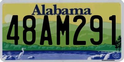 AL license plate 48AM291