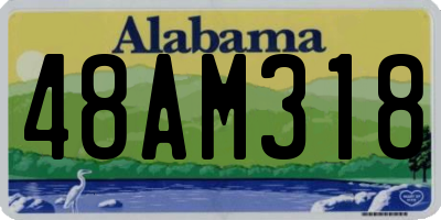 AL license plate 48AM318
