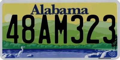 AL license plate 48AM323