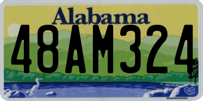 AL license plate 48AM324