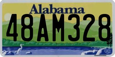 AL license plate 48AM328