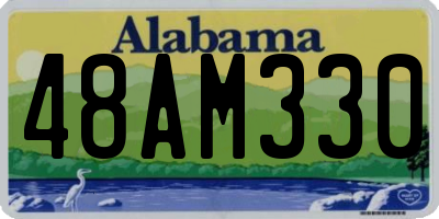 AL license plate 48AM330