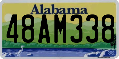 AL license plate 48AM338