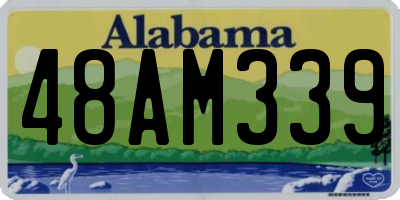 AL license plate 48AM339