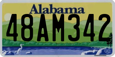 AL license plate 48AM342