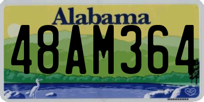 AL license plate 48AM364