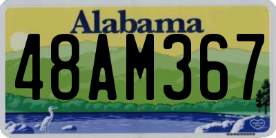 AL license plate 48AM367