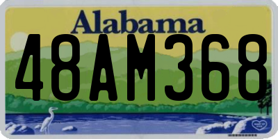 AL license plate 48AM368