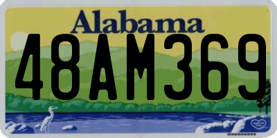 AL license plate 48AM369