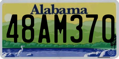 AL license plate 48AM370