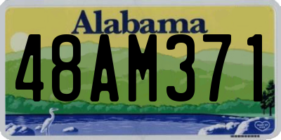 AL license plate 48AM371