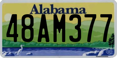 AL license plate 48AM377