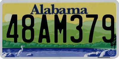 AL license plate 48AM379