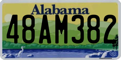 AL license plate 48AM382