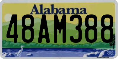 AL license plate 48AM388