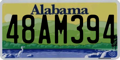 AL license plate 48AM394