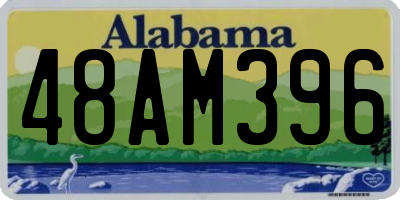 AL license plate 48AM396
