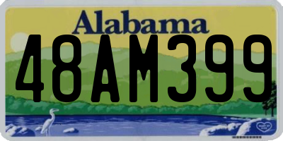 AL license plate 48AM399