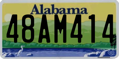 AL license plate 48AM414