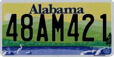 AL license plate 48AM421
