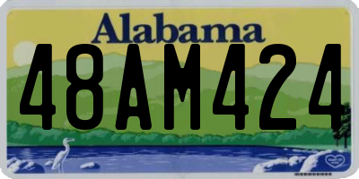 AL license plate 48AM424