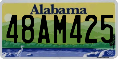 AL license plate 48AM425