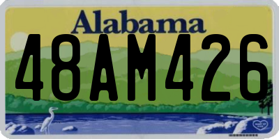 AL license plate 48AM426