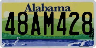 AL license plate 48AM428