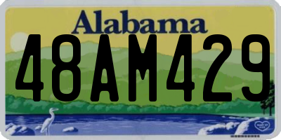 AL license plate 48AM429