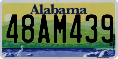 AL license plate 48AM439