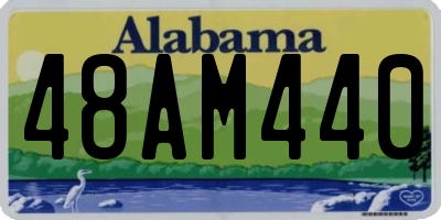 AL license plate 48AM440