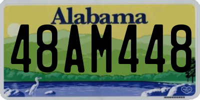 AL license plate 48AM448