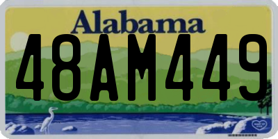 AL license plate 48AM449