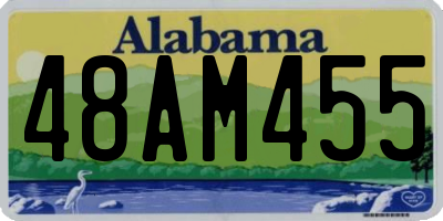 AL license plate 48AM455