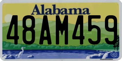 AL license plate 48AM459